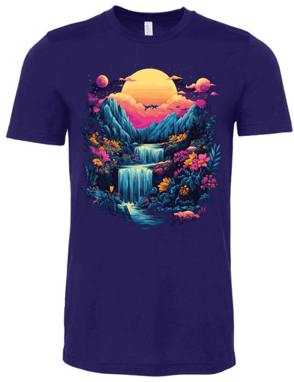 Neon Waterfall